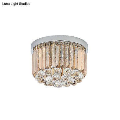 ديكوربايتس™ مصباح سقف عصري من الكروم بتصميم مستطيل القطع، متوفر بـ 2/4/6 مصابيح و3 أحجام