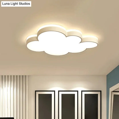 DecorBites™ DecorBites™ Contemporary Cloud Flush LED Ceiling Light Fixture for Bedrooms - Acrylic Lamp