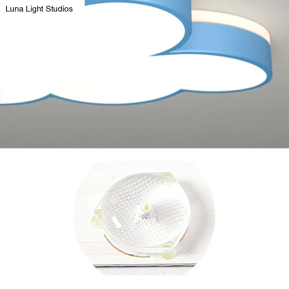 DecorBites™ DecorBites™ Contemporary Cloud Flush LED Ceiling Light Fixture for Bedrooms - Acrylic Lamp