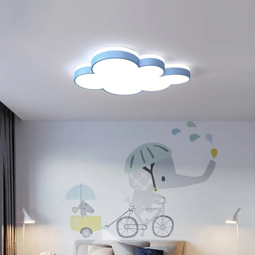 DecorBites™ DecorBites™ Contemporary Cloud Flush LED Ceiling Light Fixture for Bedrooms - Acrylic Lamp