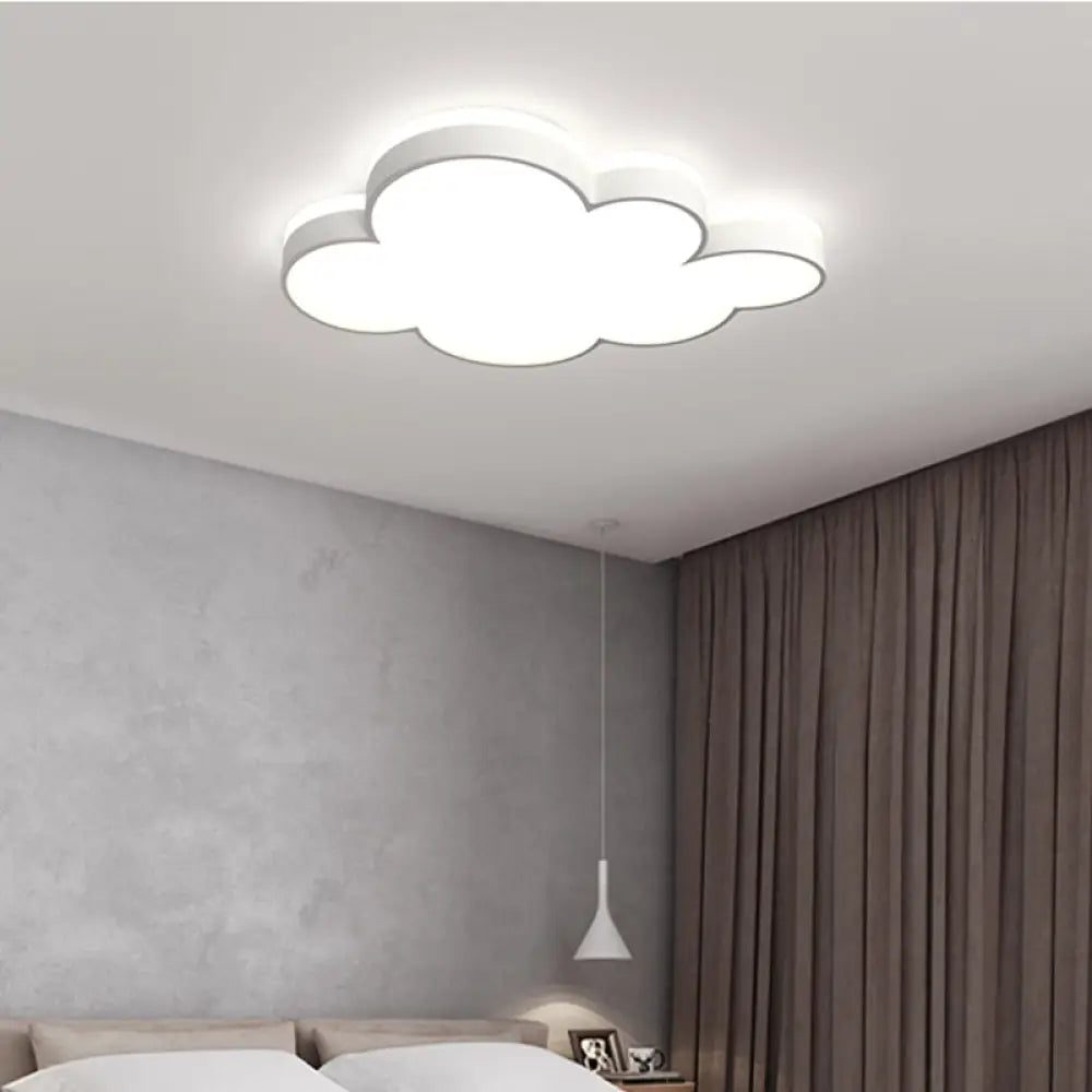 DecorBites™ DecorBites™ Contemporary Cloud Flush LED Ceiling Light Fixture for Bedrooms - Acrylic Lamp