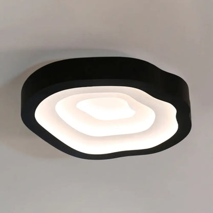 DecorBites™ DecorBites™ Contemporary Cloud LED Flushmount Ceiling Light Fixture in Black/Yellow/Blue - Warm/White Light Options