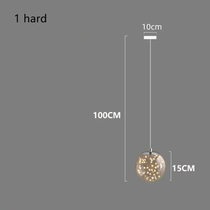 Contemporary Crystal Ball Chandelier - Free Shipping - 1 head / Cognac / Gold chassis|Warm White - Chandelier