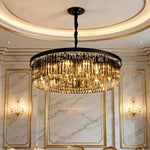 Contemporary Crystal Chain Pendant Light - Decorbites