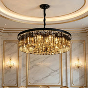 Contemporary Crystal Chain Pendant Light - Decorbites