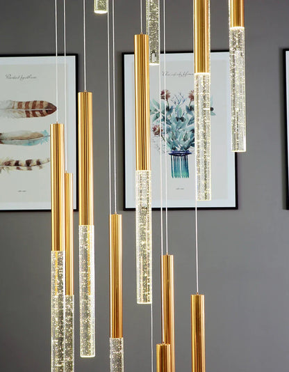 Contemporary Crystal Chandelier for Large Staircase - Chandelier