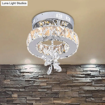 Lámpara de techo LED de cristal contemporánea DecorBites™ - Montaje empotrado cromado en 3 tamaños