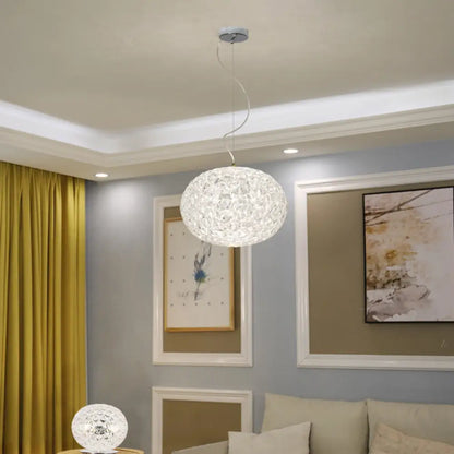 Contemporary Crystal LED Ceiling Light for Dining Room