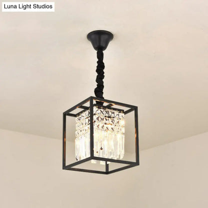 DecorBites™ DecorBites™ Contemporary Crystal Strands Ceiling Light Fixture - Terrace Semi Flush Mount Chandelier