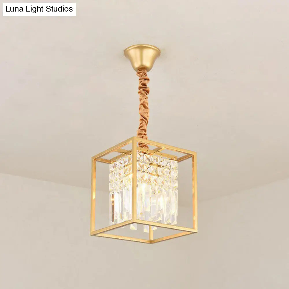 DecorBites™ DecorBites™ Contemporary Crystal Strands Ceiling Light Fixture - Terrace Semi Flush Mount Chandelier