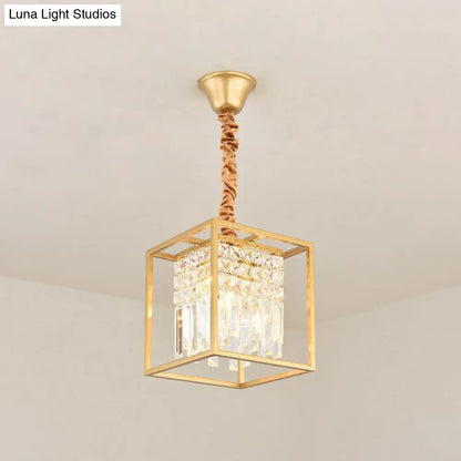 DecorBites™ DecorBites™ Contemporary Crystal Strands Ceiling Light Fixture - Terrace Semi Flush Mount Chandelier