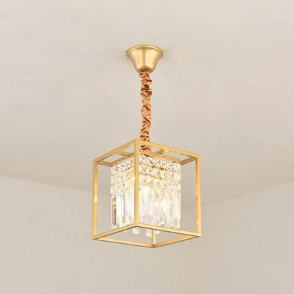 DecorBites™ DecorBites™ Contemporary Crystal Strands Ceiling Light Fixture - Terrace Semi Flush Mount Chandelier