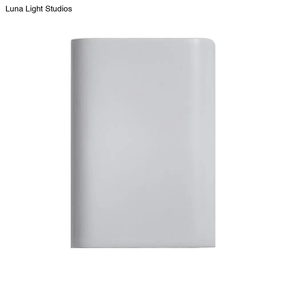 DecorBites™ DecorBites™ Contemporary Cuboid Metal LED Wall Sconce - Bronze/Gold/White Light for Living Room