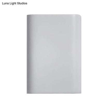 DecorBites™ DecorBites™ Contemporary Cuboid Metal LED Wall Sconce - Bronze/Gold/White Light for Living Room