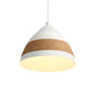 Contemporary Domed Pendant Lamp - Metal, 1 Head, 9"/14" Wide, White Ceiling Hanging Light