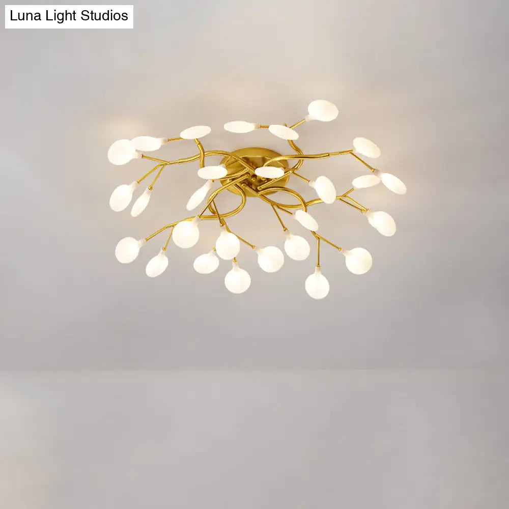 DecorBites™ DecorBites™ Contemporary Firefly Flush Mount LED Ceiling Light for Living Rooms