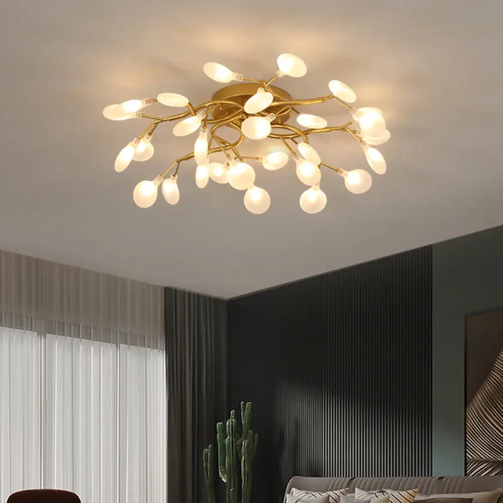 DecorBites™ DecorBites™ Contemporary Firefly Flush Mount LED Ceiling Light for Living Rooms