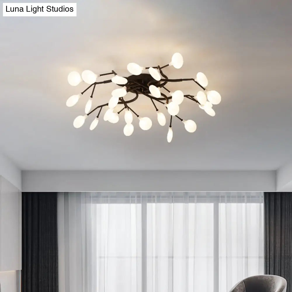 DecorBites™ DecorBites™ Contemporary Firefly Flush Mount LED Ceiling Light for Living Rooms