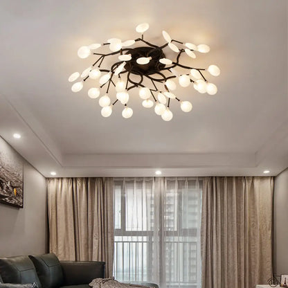 DecorBites™ DecorBites™ Contemporary Firefly Flush Mount LED Ceiling Light for Living Rooms