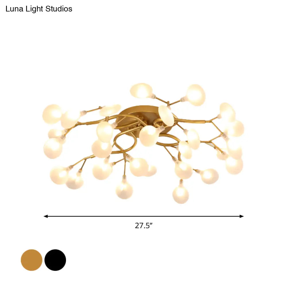 DecorBites™ DecorBites™ Contemporary Firefly Flush Mount LED Ceiling Light for Living Rooms