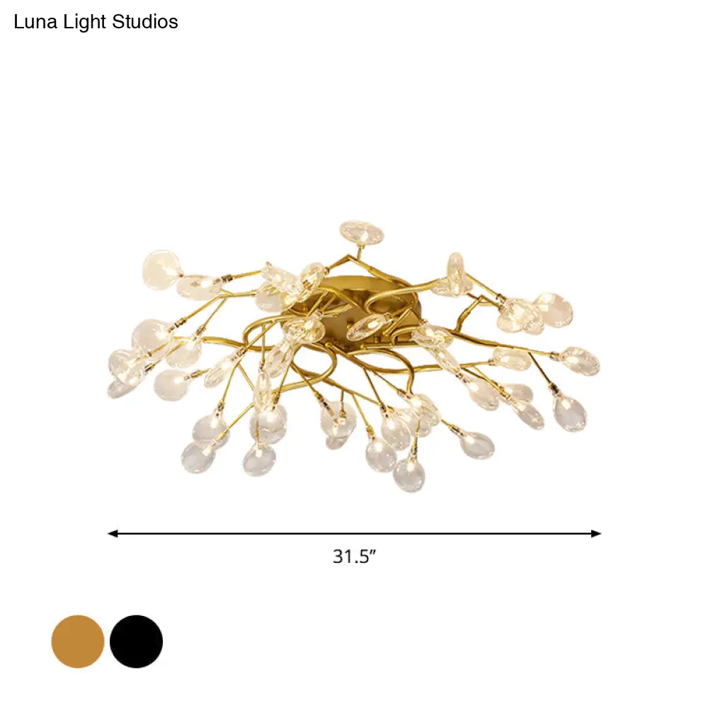 DecorBites™ DecorBites™ Contemporary Firefly Flush Mount LED Ceiling Light for Living Rooms