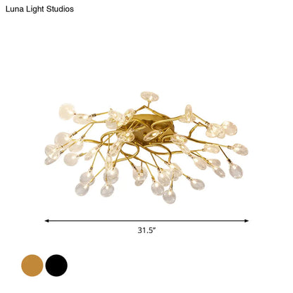DecorBites™ DecorBites™ Contemporary Firefly Flush Mount LED Ceiling Light for Living Rooms