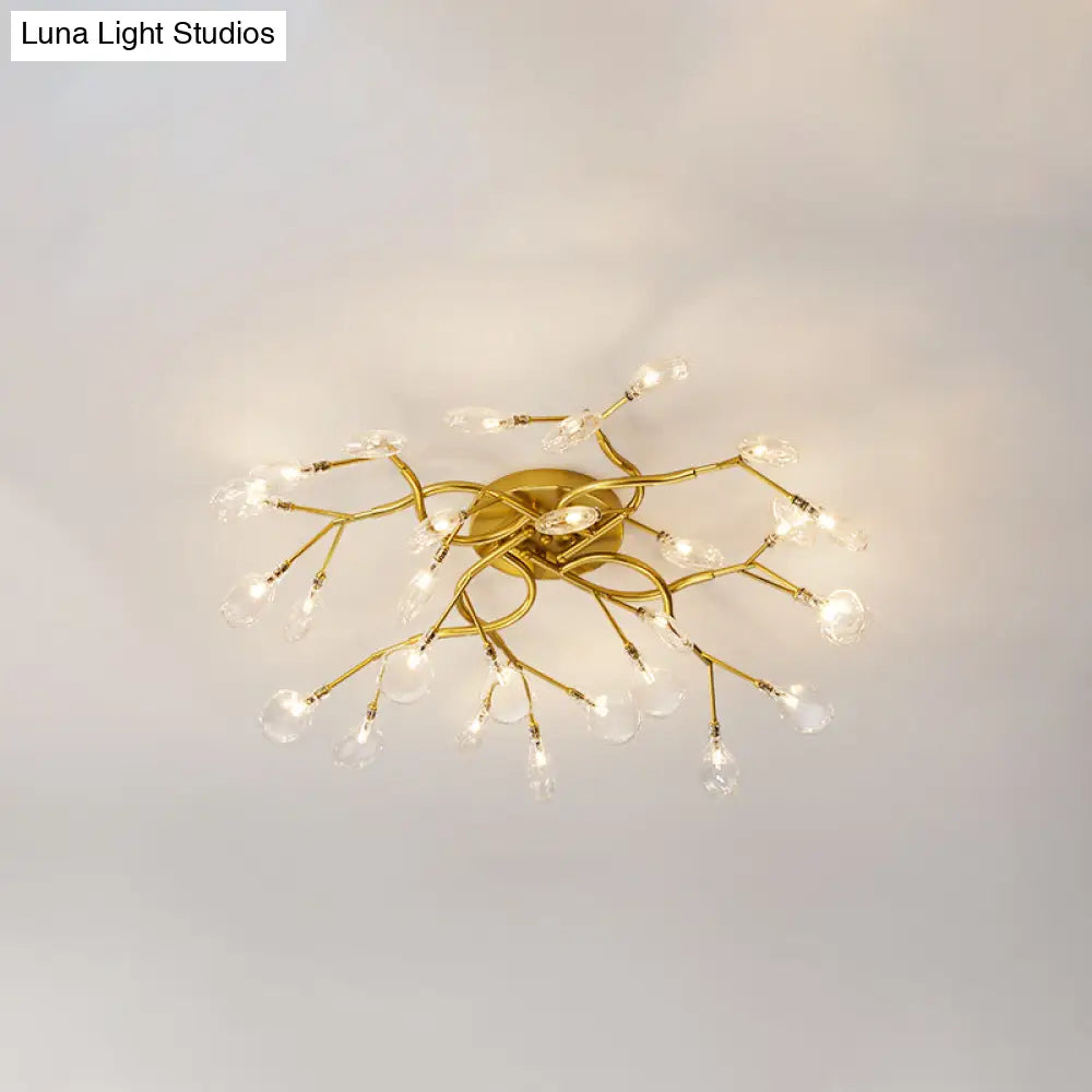 DecorBites™ DecorBites™ Contemporary Firefly Flush Mount LED Ceiling Light for Living Rooms