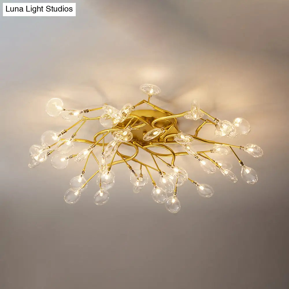 DecorBites™ DecorBites™ Contemporary Firefly Flush Mount LED Ceiling Light for Living Rooms
