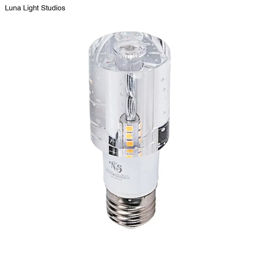 DecorBites™ DecorBites™ Contemporary Flush Mount LED Hallway Ceiling Light with Clear Crystal Cylinder Shade