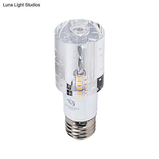 DecorBites™ DecorBites™ Contemporary Flush Mount LED Hallway Ceiling Light with Clear Crystal Cylinder Shade