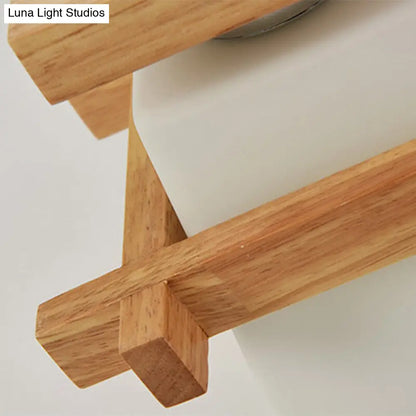 ثريا DecorBites™ شبه مستوية من الزجاج المصنفر المعاصر من DecorBites™ للسقف في الردهة