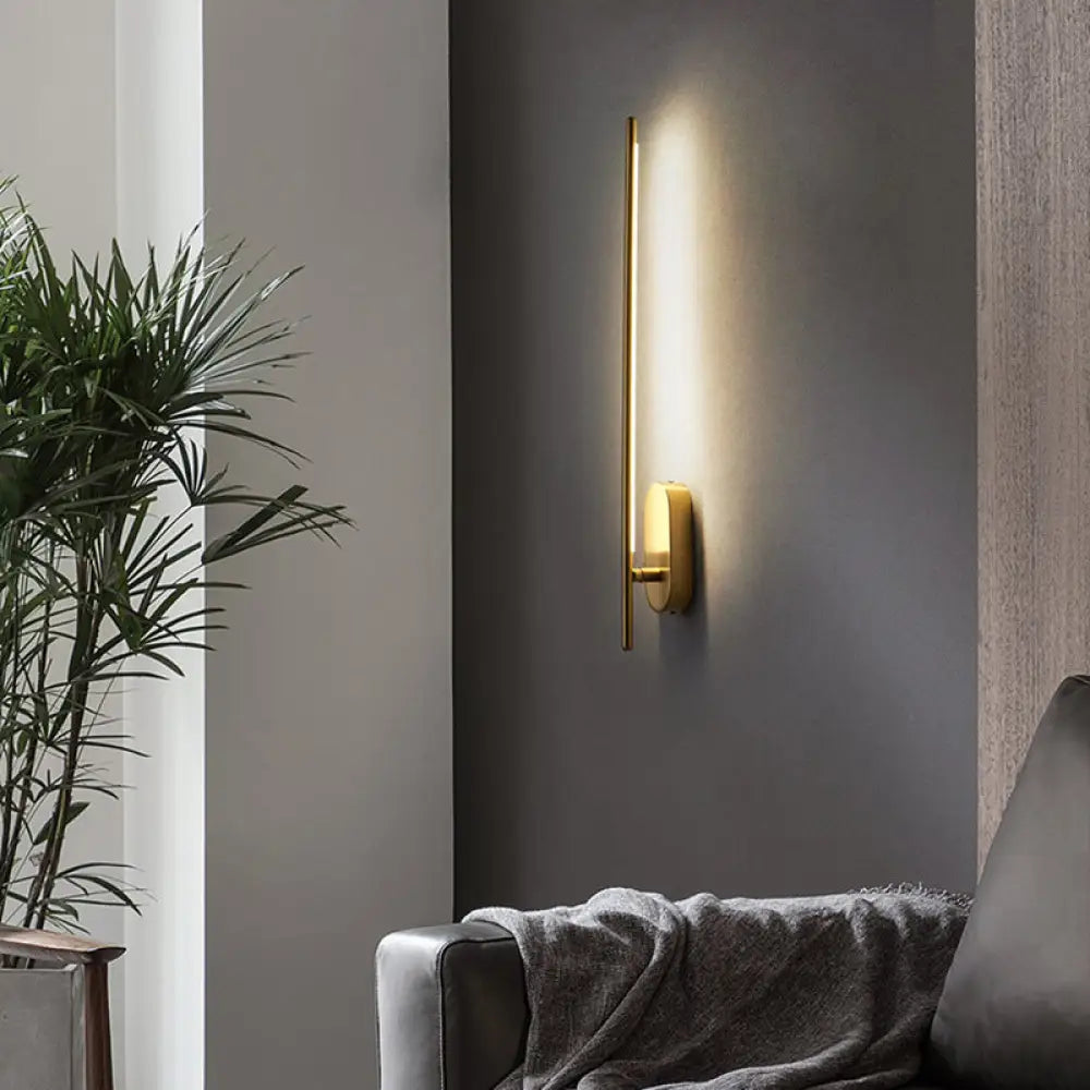 Aplique de pared LED dorado contemporáneo DecorBites™ para sala de estar