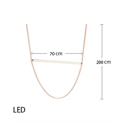 Contemporary Leather Belt Dimmable LED Pendant Light - Decorbites