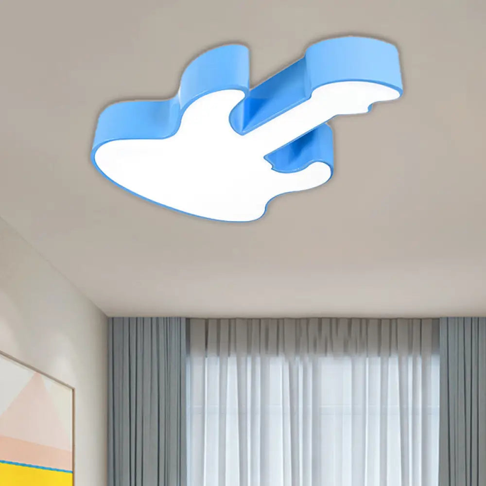 DecorBites™ DecorBites™ Contemporary LED Acrylic Ceiling Lamp in Red/Orange for Kindergarten - Warm/White Light