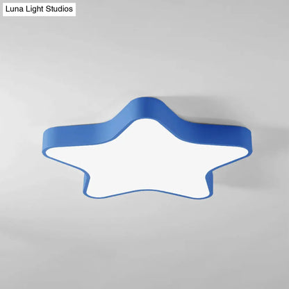 DecorBites™ DecorBites™ Contemporary LED Acrylic Star Shade Flush Light Fixture for Bedroom