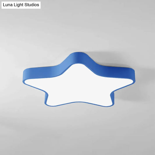 DecorBites™ DecorBites™ Contemporary LED Acrylic Star Shade Flush Light Fixture for Bedroom