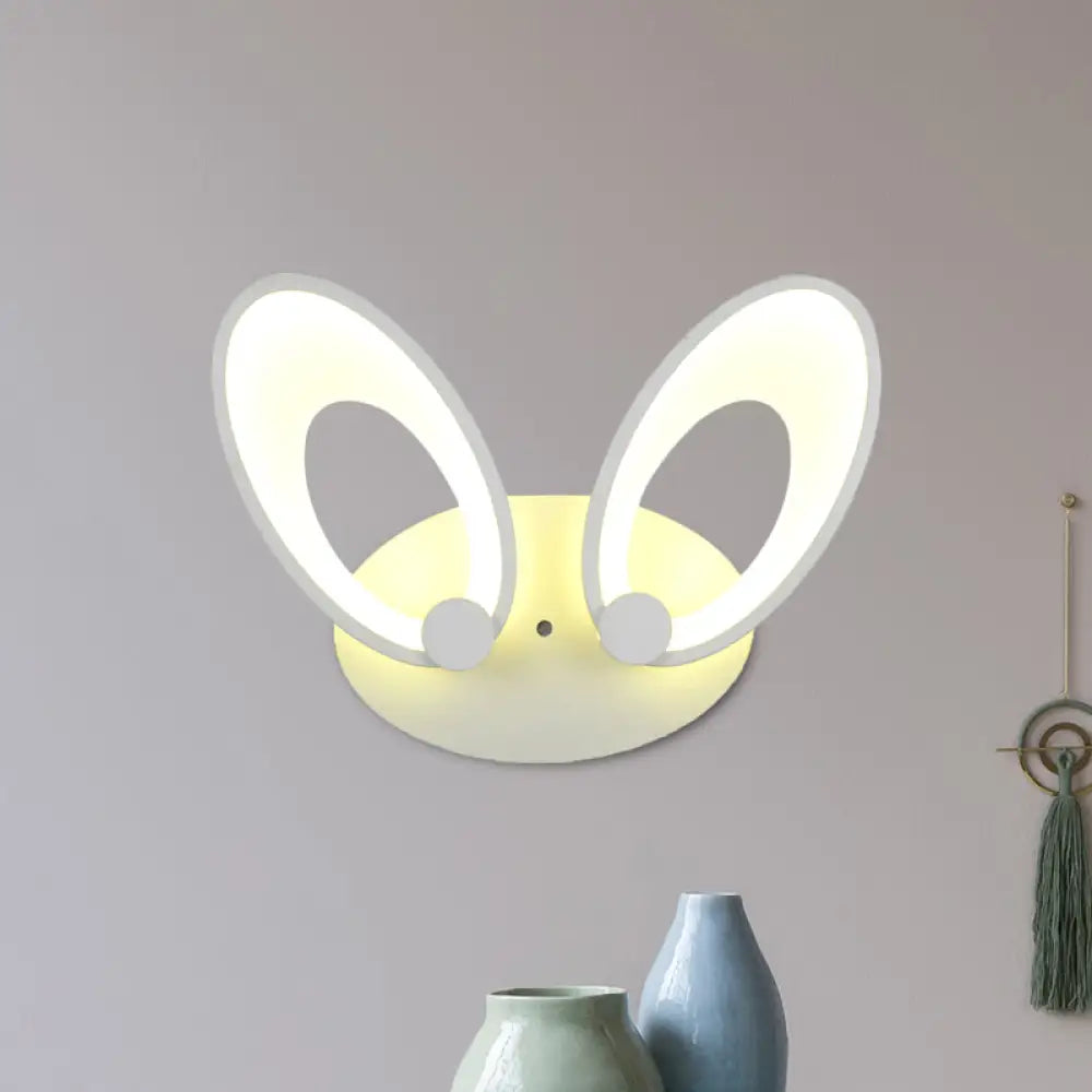 Aplique de pared LED contemporáneo DecorBites™ de acrílico - Acabado blanco, luz blanca cálida - Perfecto para esquinas