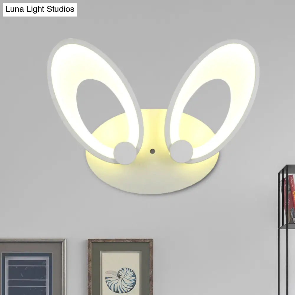 Aplique de pared LED contemporáneo DecorBites™ de acrílico - Acabado blanco, luz blanca cálida - Perfecto para esquinas