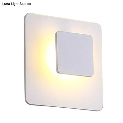 Aplique de pared LED contemporáneo DecorBites™ de acrílico para sala de estar - Luz blanca/cálida