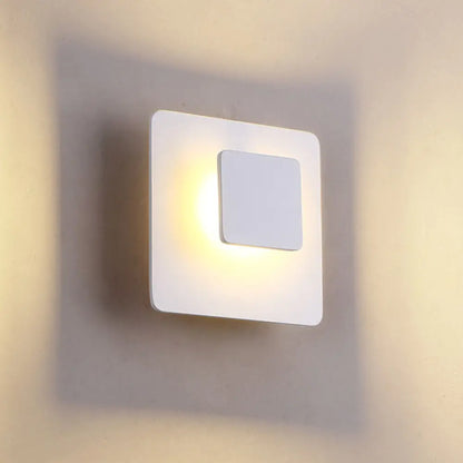 Aplique de pared LED contemporáneo DecorBites™ de acrílico para sala de estar - Luz blanca/cálida