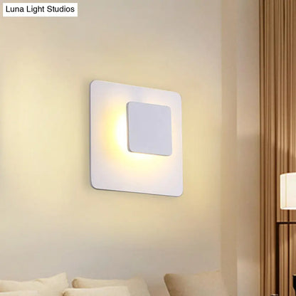 Aplique de pared LED contemporáneo DecorBites™ de acrílico para sala de estar - Luz blanca/cálida