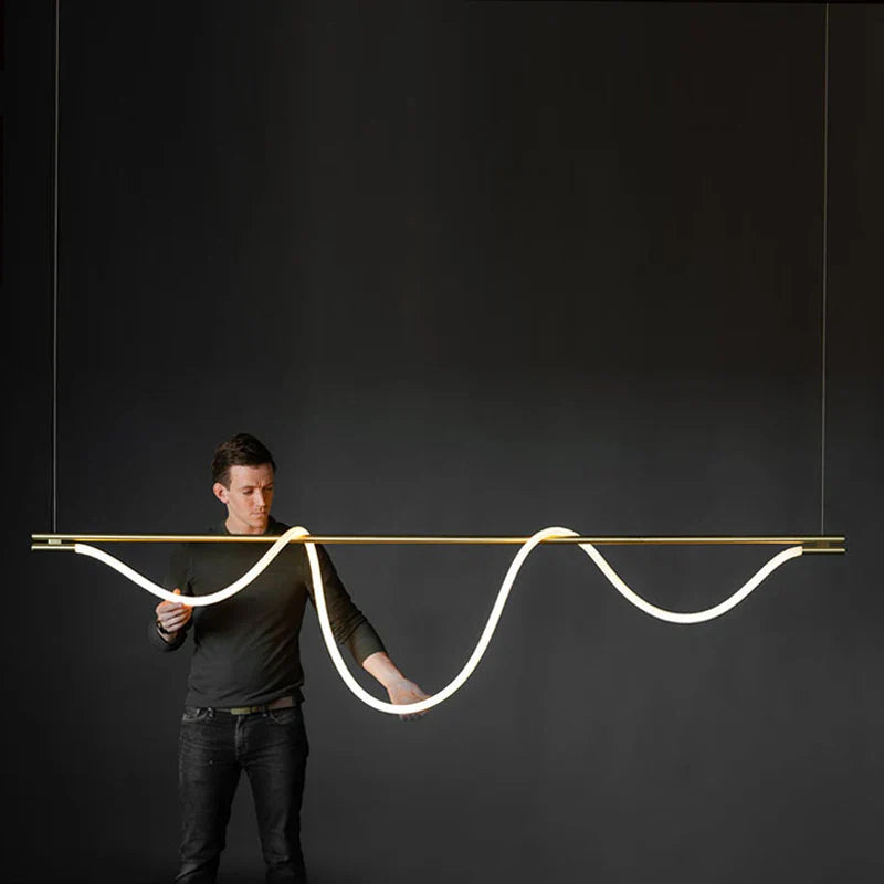 Contemporary LED Chandelier for Dining Room Lighting