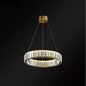 Contemporary LED Crystal Chandelier Pendant Light for Living Room