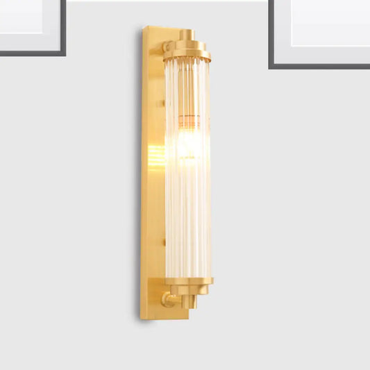 Aplique de pared LED contemporáneo DecorBites™ para sala de estar con tubos cilíndricos transparentes