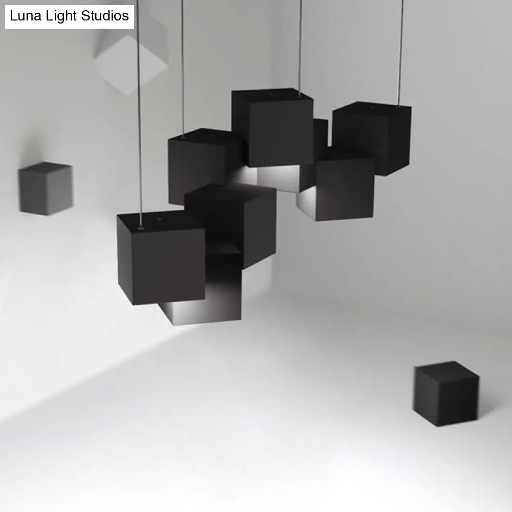 Lámpara colgante LED contemporánea DecorBites™ para isla de salón: Lámpara colgante metálica para salón