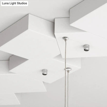 Lámpara colgante LED contemporánea DecorBites™ para isla de salón: Lámpara colgante metálica para salón