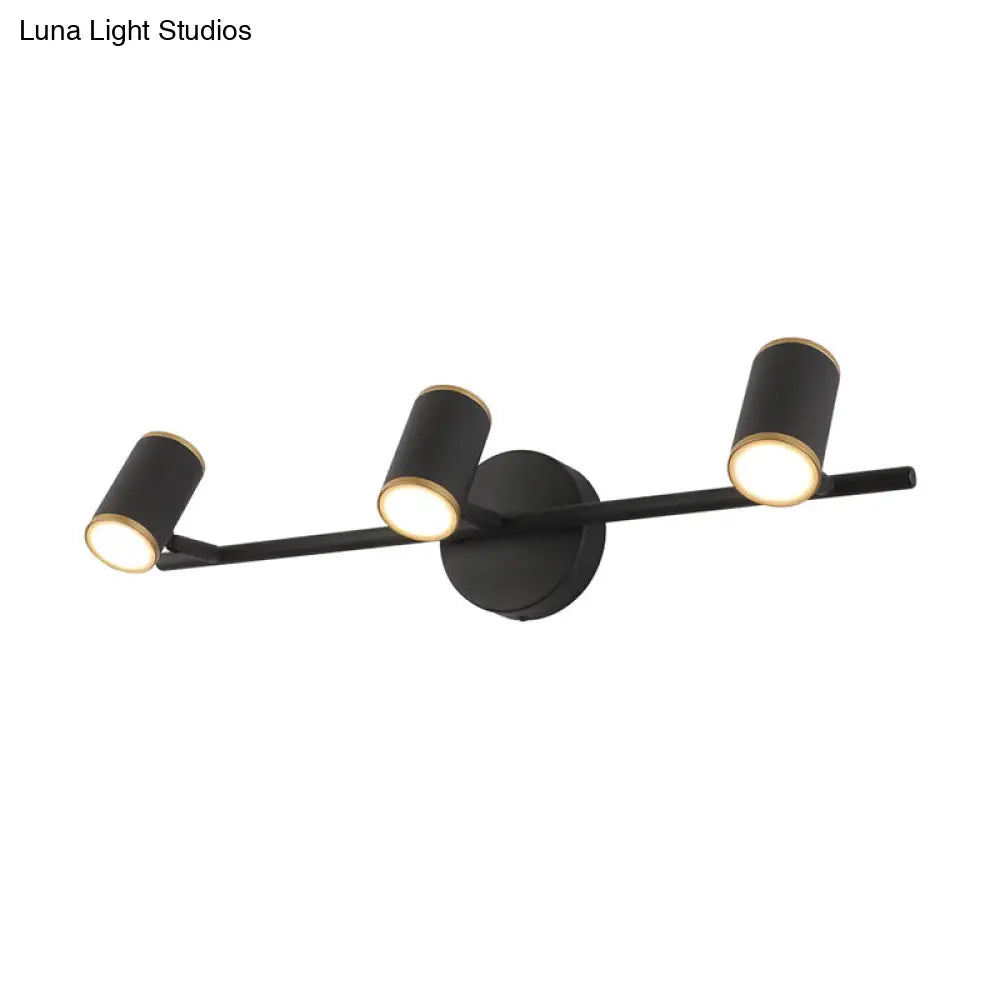 DecorBites™ DecorBites™ Contemporary LED Metal Wall Vanity Lamp - White/Warm Light