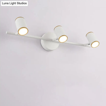 DecorBites™ DecorBites™ Contemporary LED Metal Wall Vanity Lamp - White/Warm Light