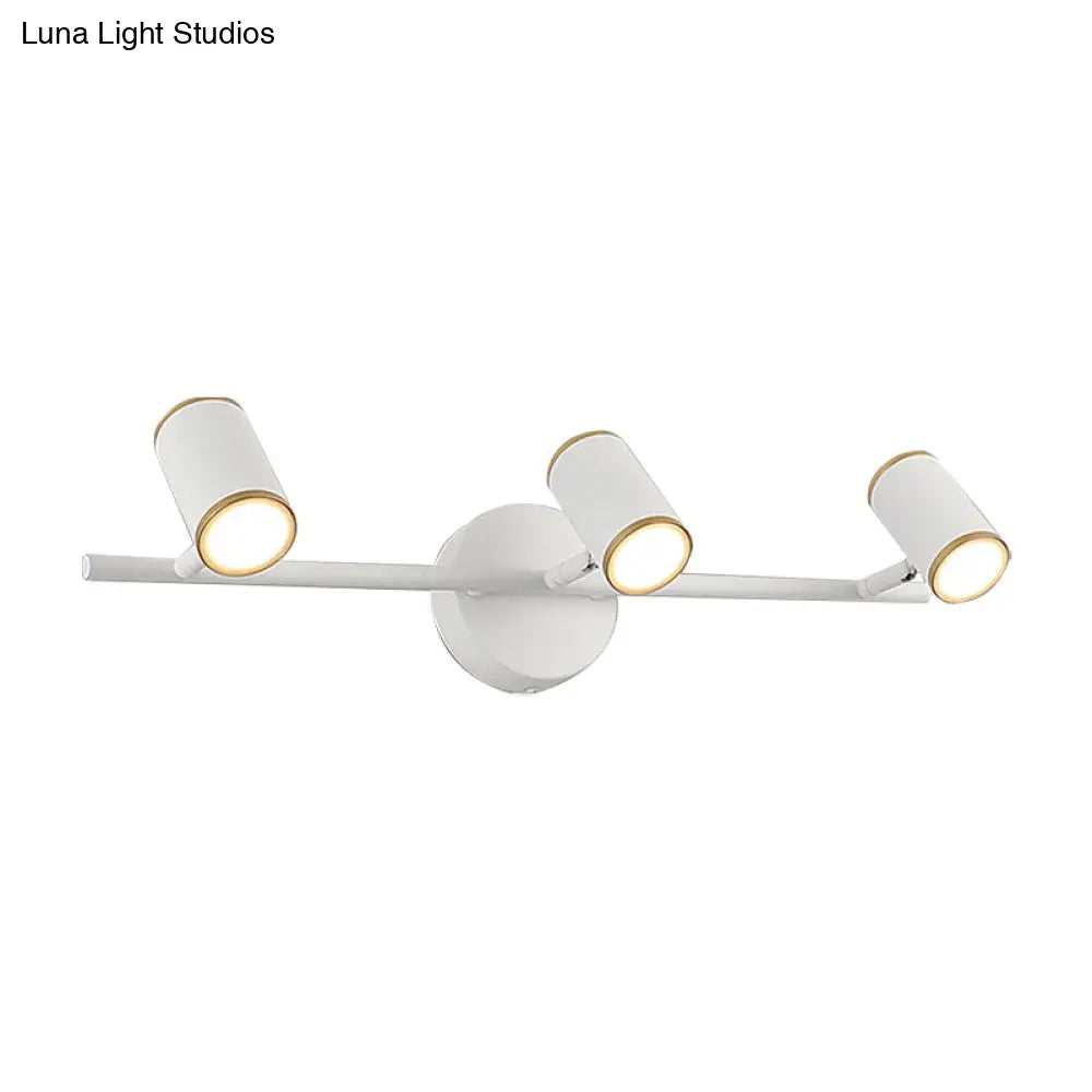 DecorBites™ DecorBites™ Contemporary LED Metal Wall Vanity Lamp - White/Warm Light