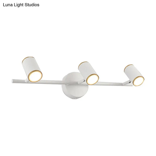 DecorBites™ DecorBites™ Contemporary LED Metal Wall Vanity Lamp - White/Warm Light